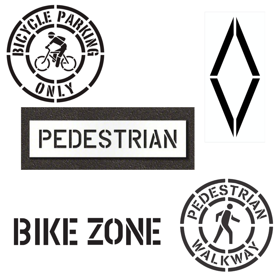 Bike Lane & Pedestrian